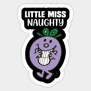 LITTLE MISS NAUGHTY Sticker